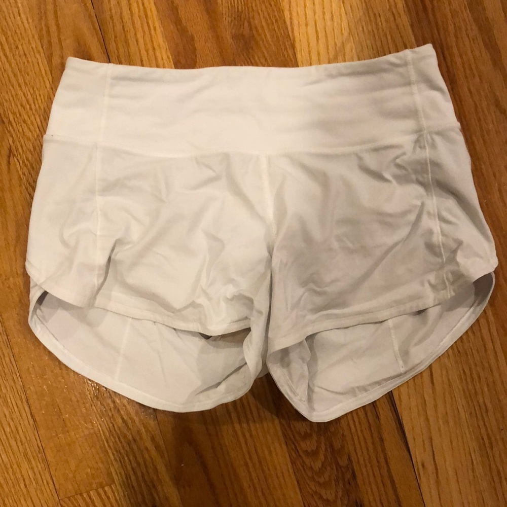 White Lululemon Shorts